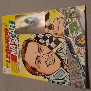 1991 Vortex Legends of NASCAR Ken Schrader Comic Book with Hologram